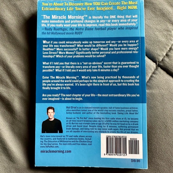 The Miracle Morning - by Hal Elrod (Paperback) 📚 - Picture 2 of 3